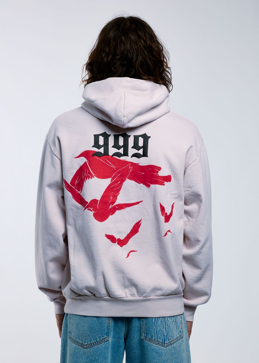 999 DOVE HOODIE CEMENT