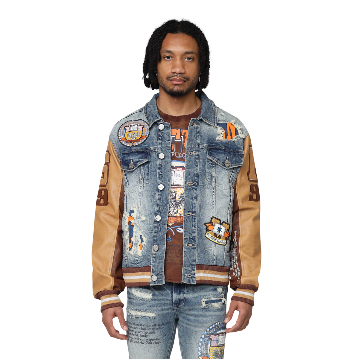 Magnificence Varsity Jacket - Hearst Blue