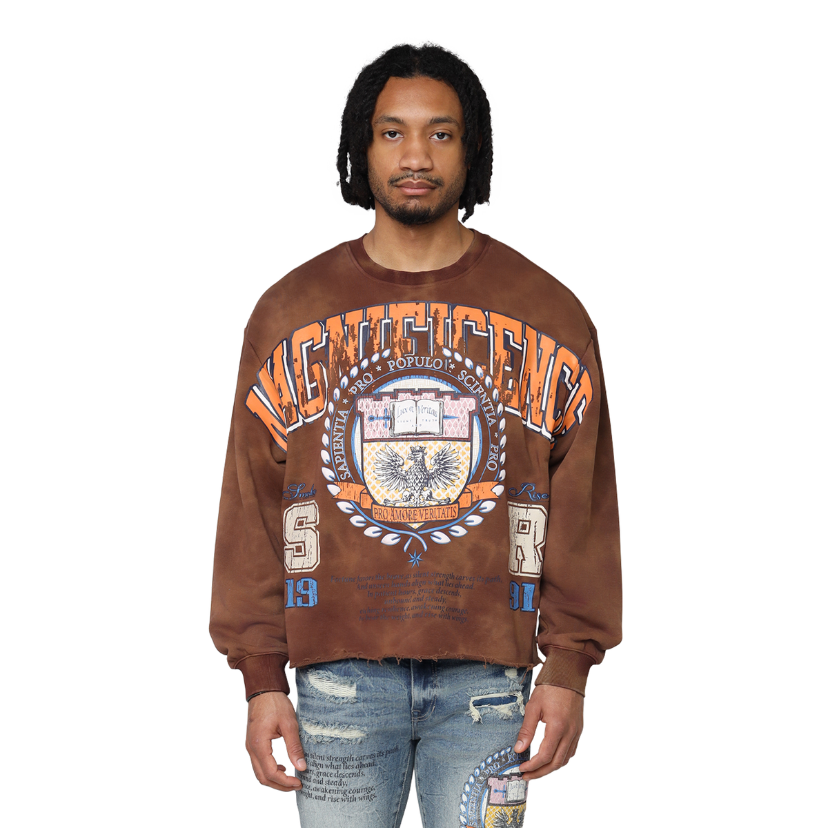 Magnificence Crewneck - Brown