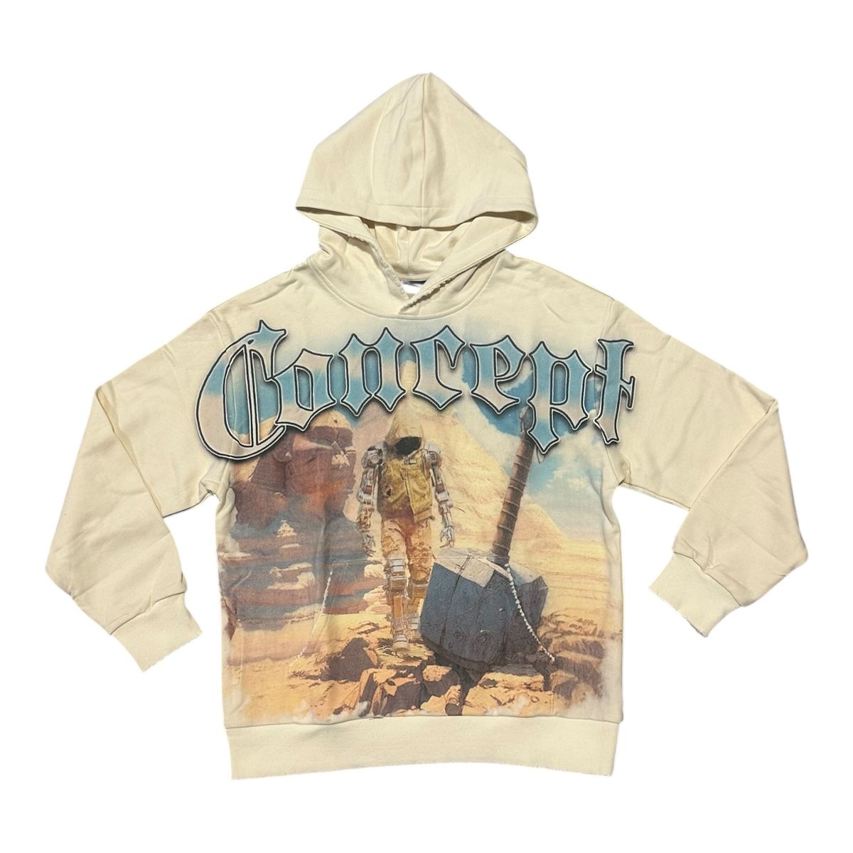 Art Of War Hoodie - Cream
