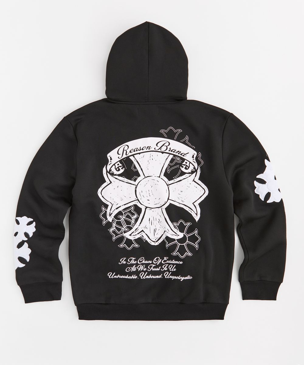 Rebellion Zip Up - Black