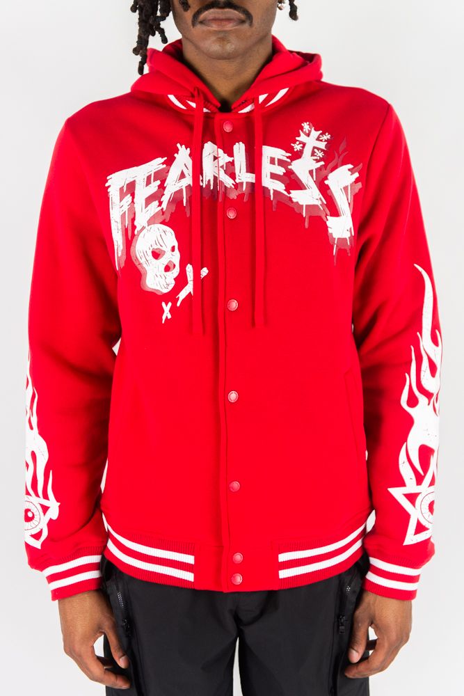 Fearless Varsity Hoodie - Red