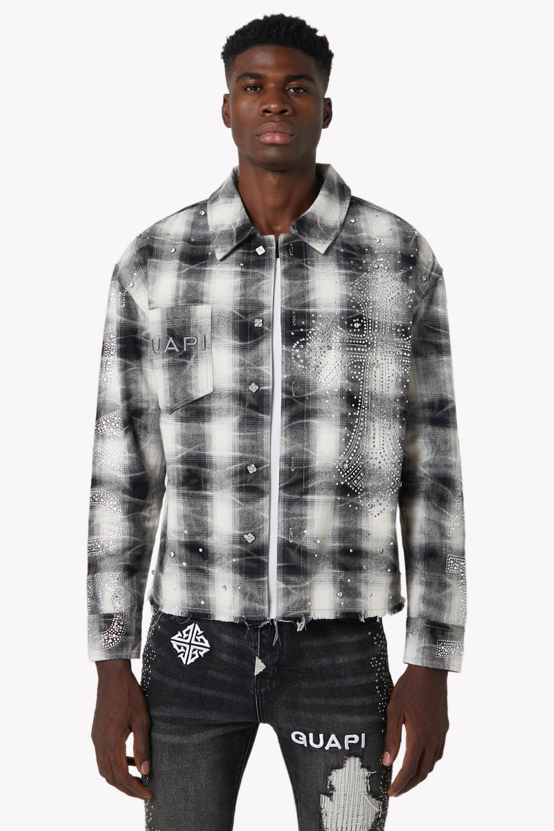 Cloud Grey Cross Flannel