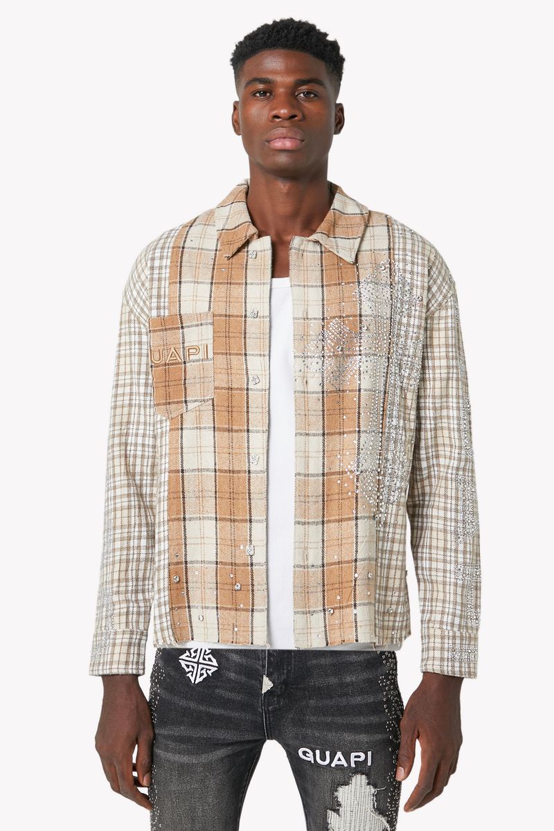 Cream Cross Flannel