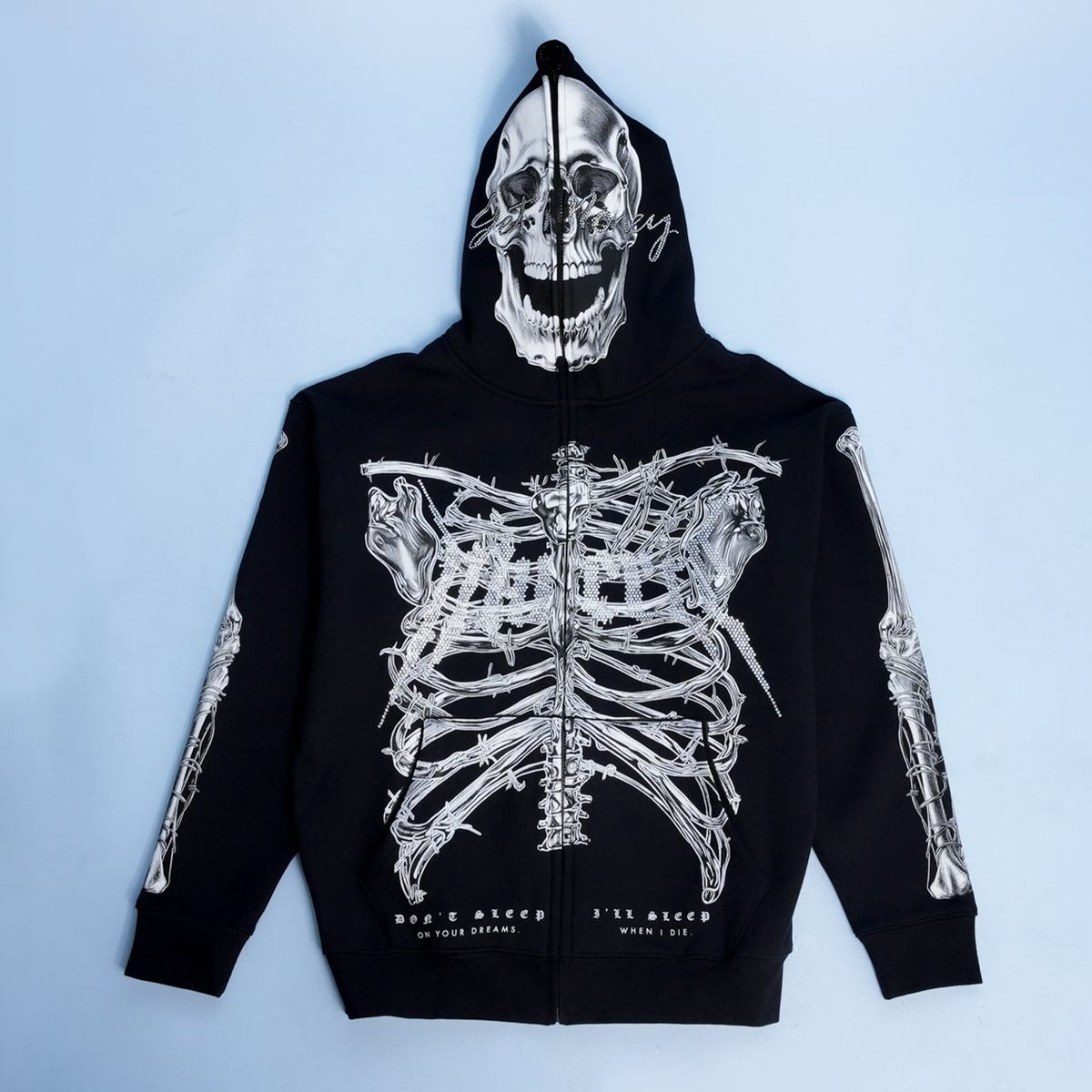 Skeleton Zip Up