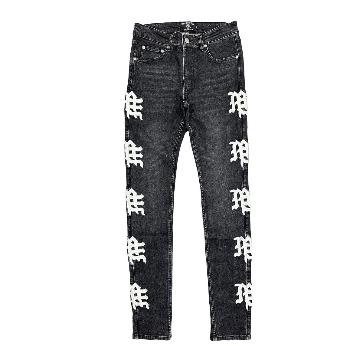 Monogram Denim - Black Wash
