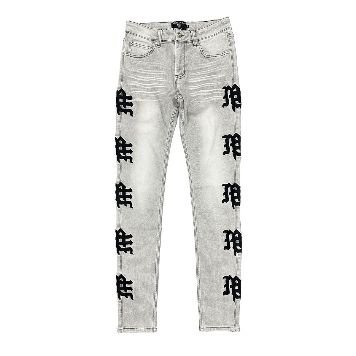 Monogram Denim - Grey