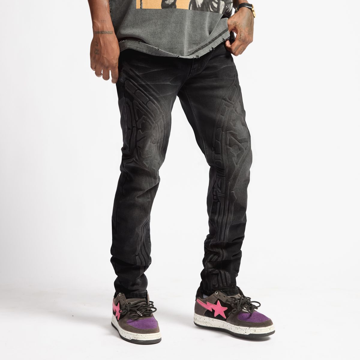 MUSASHI" EMBOSSED blc