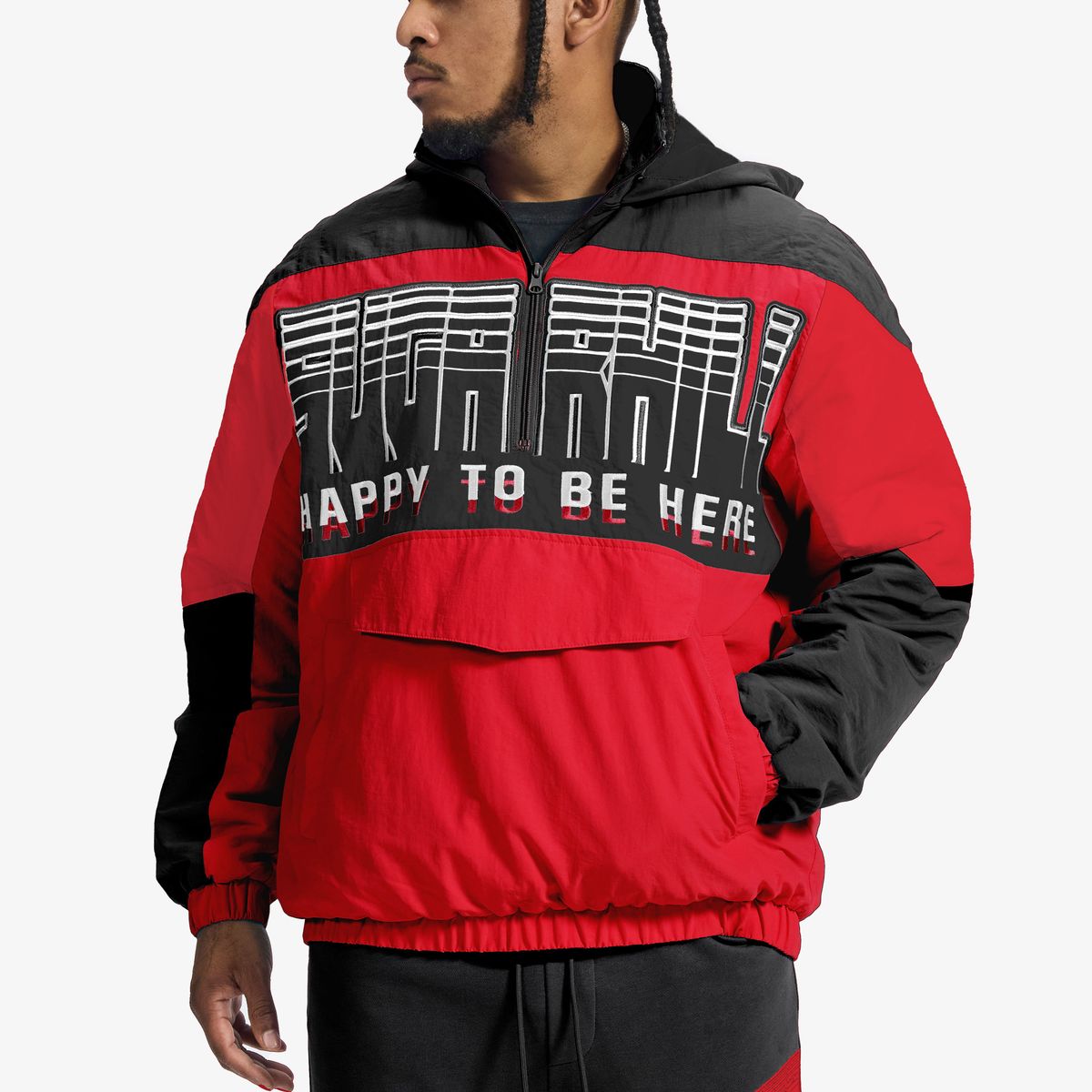 STORM" STARTER JACKET red