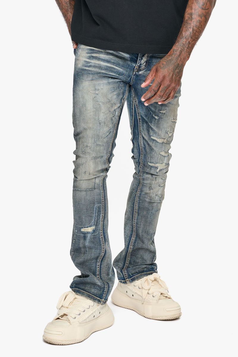 Hibit Stacked Vintage Blue Denim