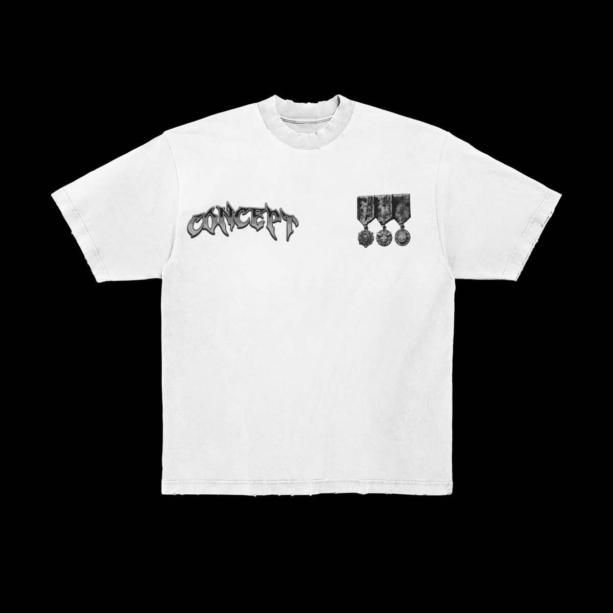 Medals Tee - White