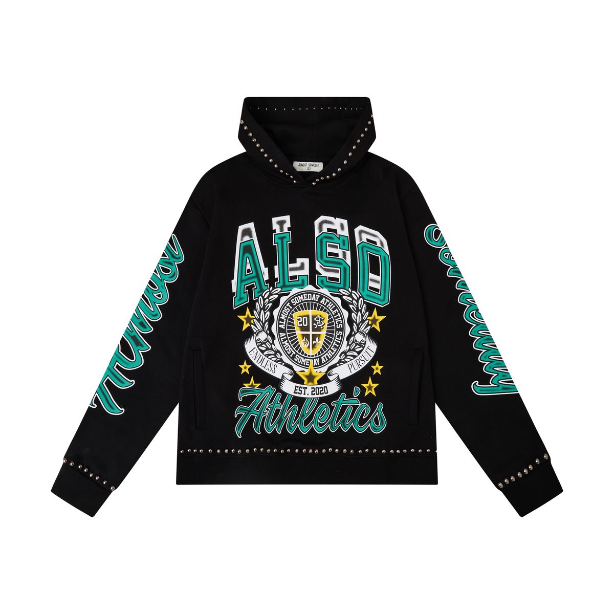 Also Athletic Hoodie - Black
