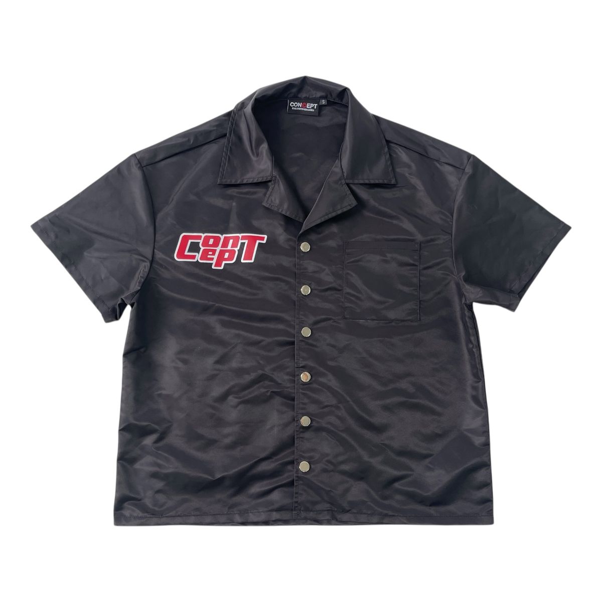 11 Button Shirt - Red/Black