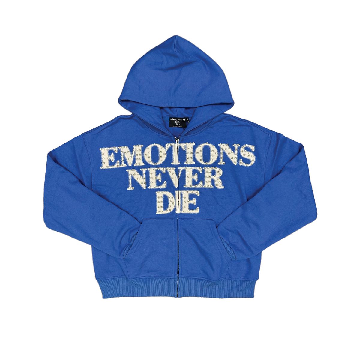 Blue End Rhinestone Hoodie