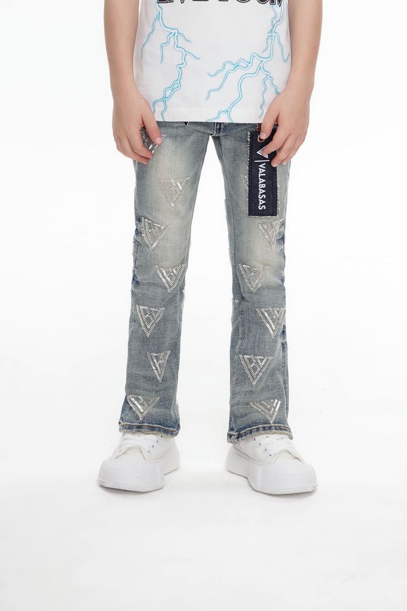 Kids Code Stacked Jean
