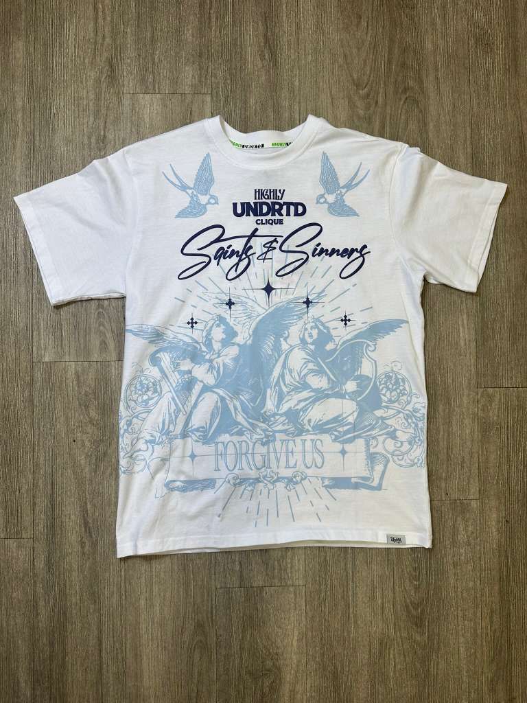 Saints And Sinners Tee - White