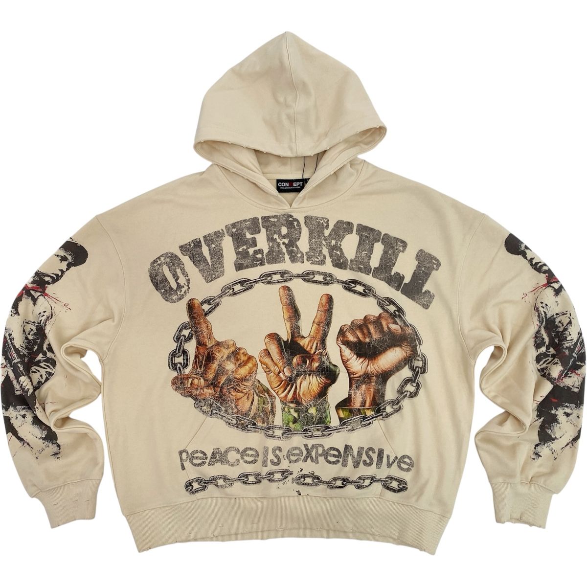 Overkill Hoodie - Beige