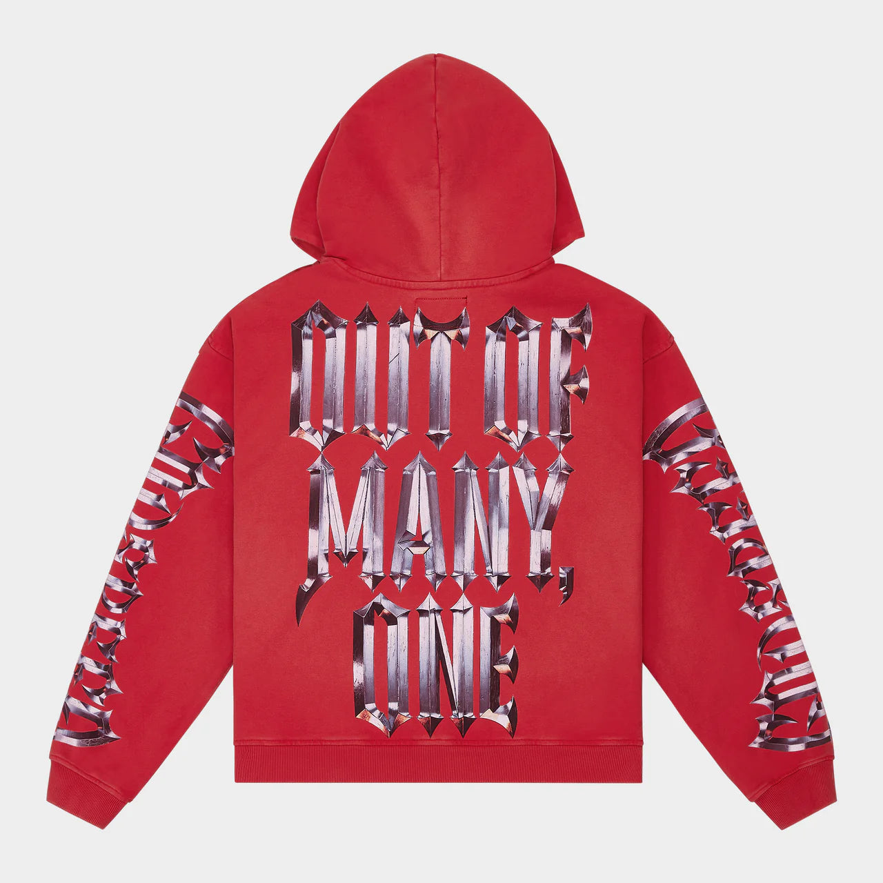 Chrome Moto Hoodie - Red