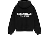 Essentials Hoodie - Black/White