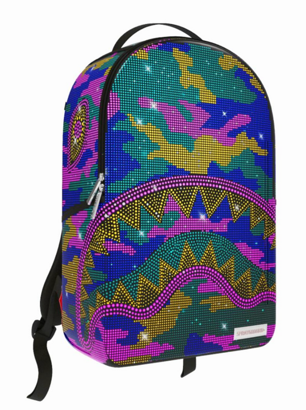 Trippy Camo Crystal Sprayground Backpack