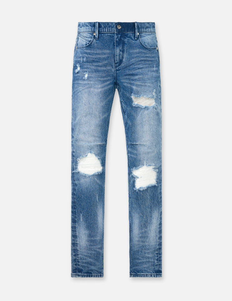 T*様 緊急追加一名限定　Washed Distressed Denim Sho Clayton Medium Wash Distressed Denim
