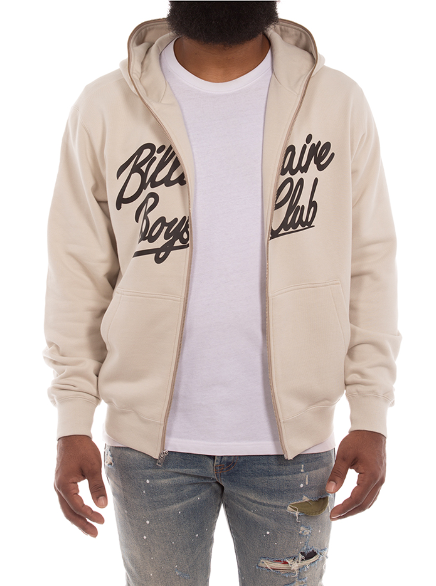 Script Hoodie - Tan
