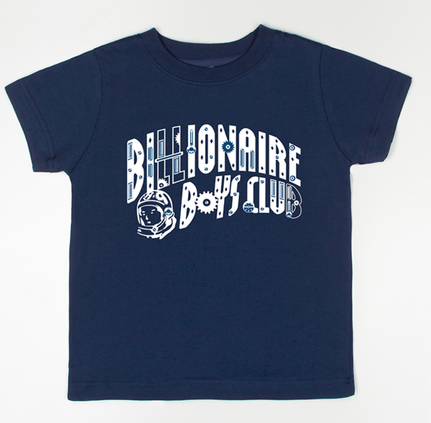 Kids Mecha Tee - Navy Blue