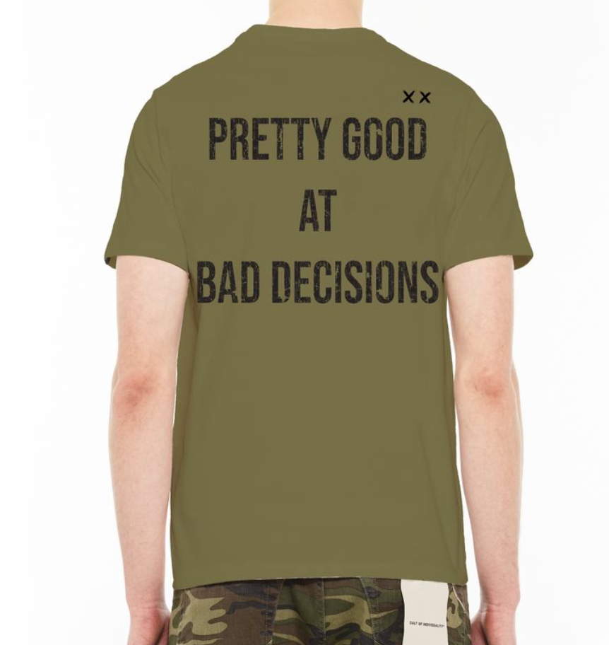 Turntables Tee - Olive