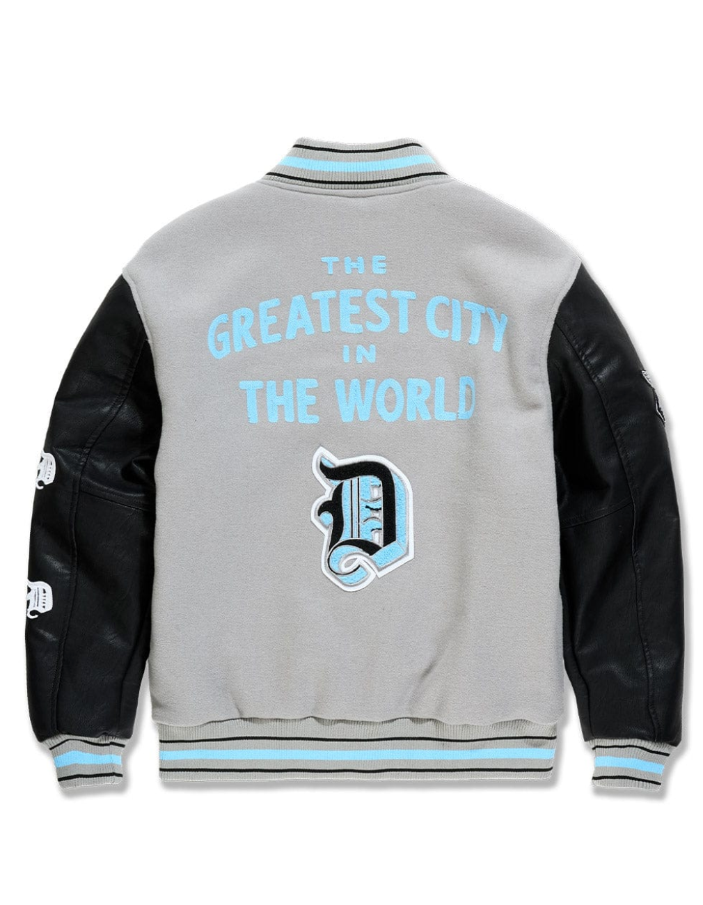 D-Town Varsity Jacket - Lion Grey
