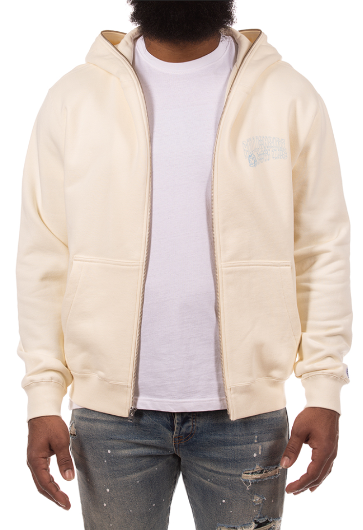 Curve Zip Hoodie - Winter White