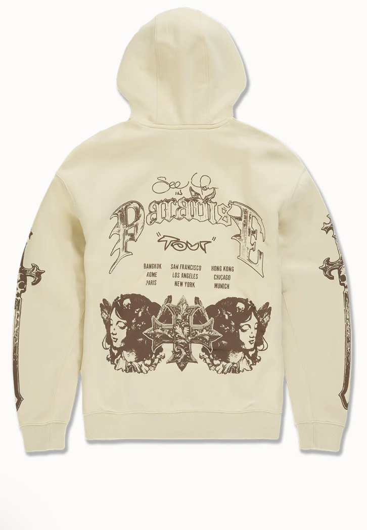 Paradise Tour Hoodie - Tan
