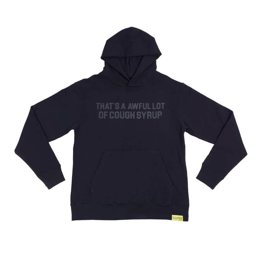Cough Syrup Hoodie - Black/Black