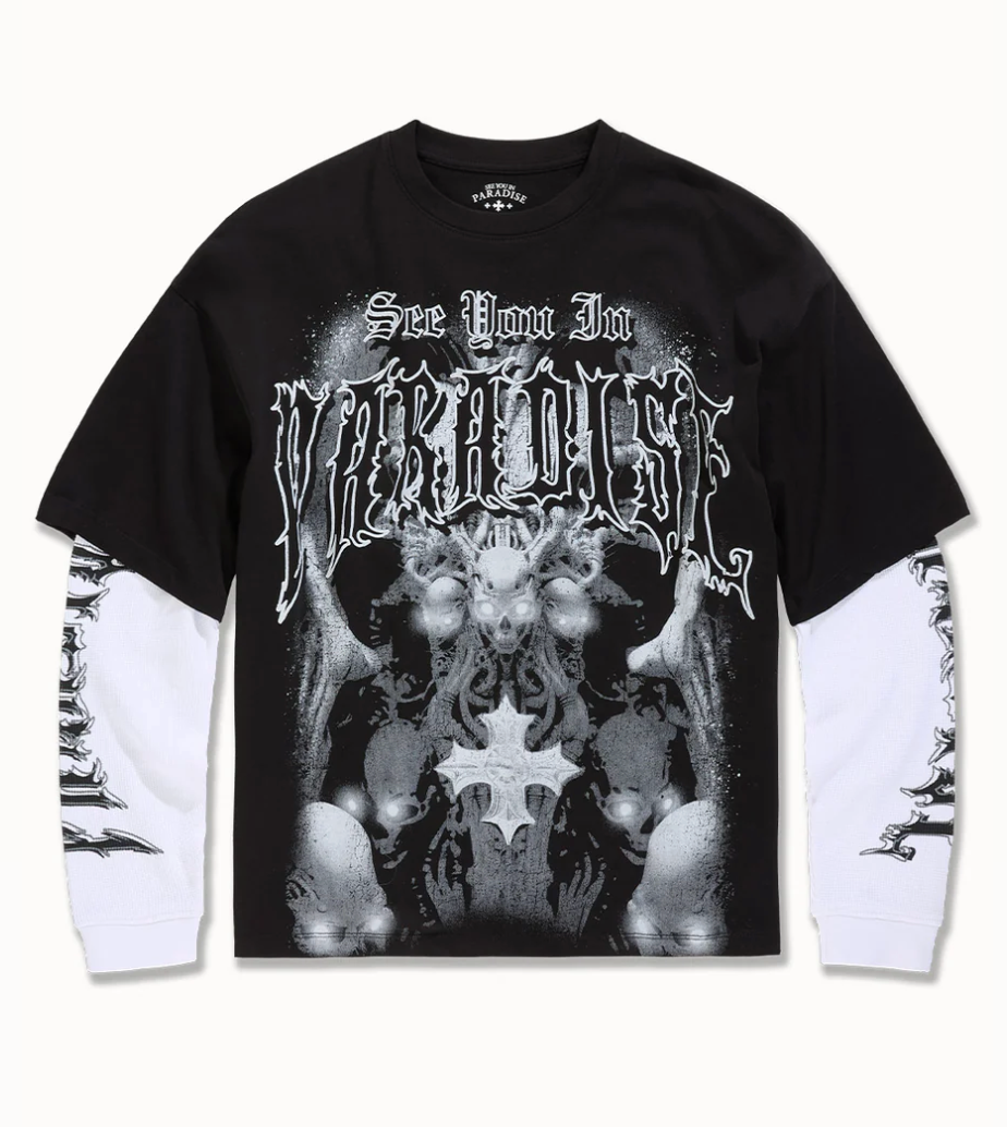 See You In Paradise L/S - Black