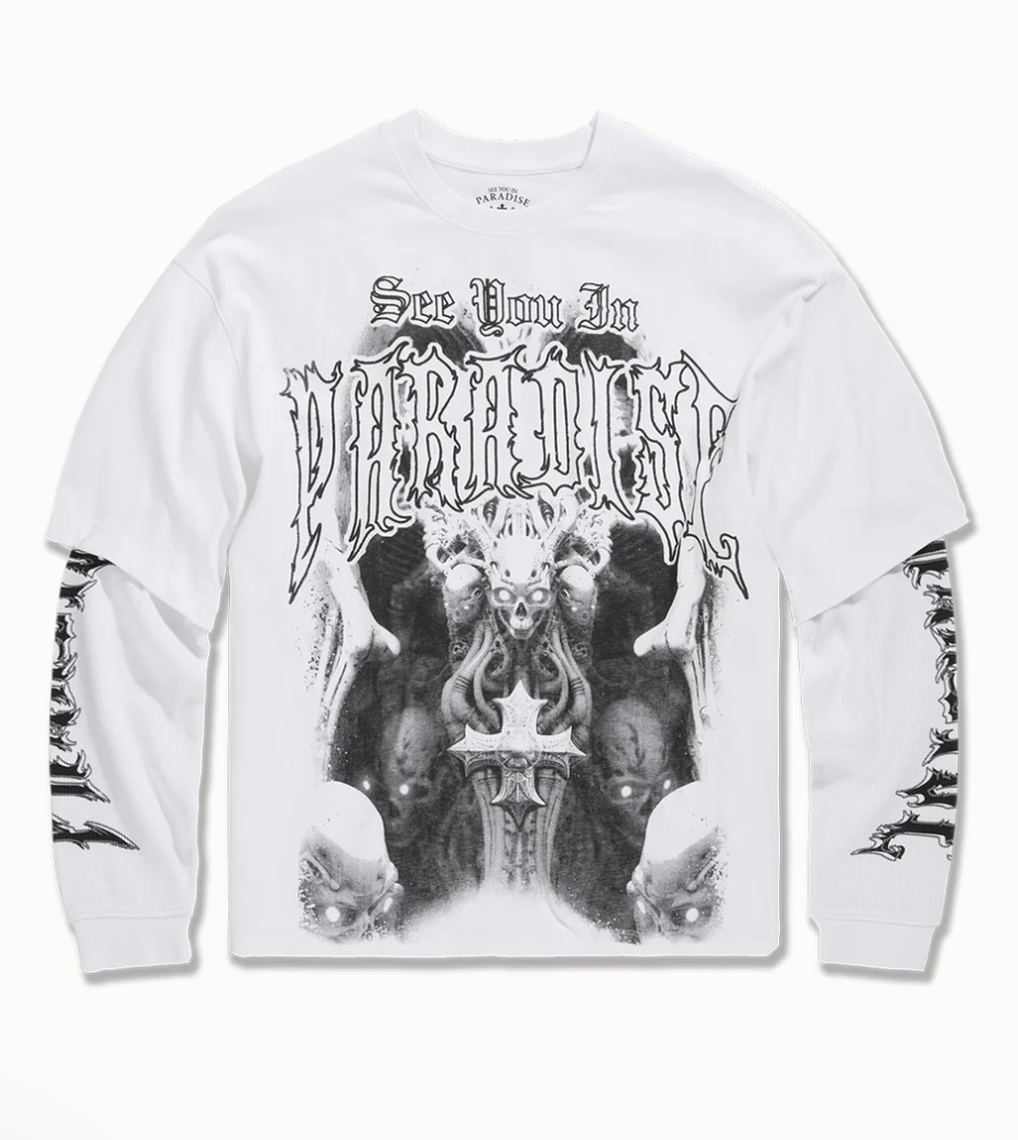 See You In Paradise L/S - White