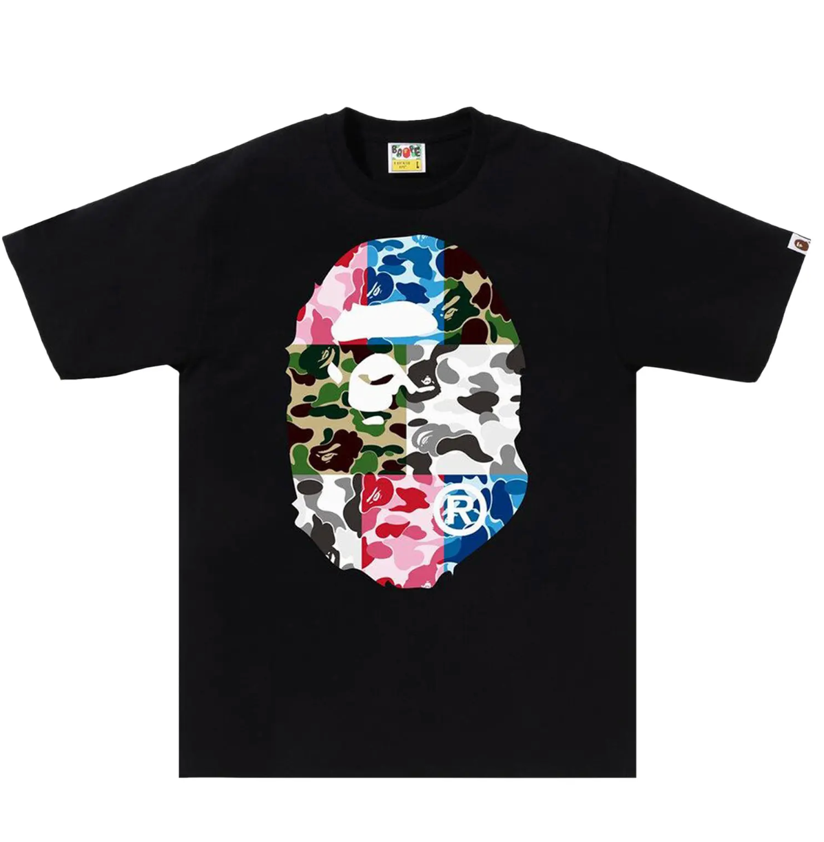 ABC Camo Crazy Big Head - Black