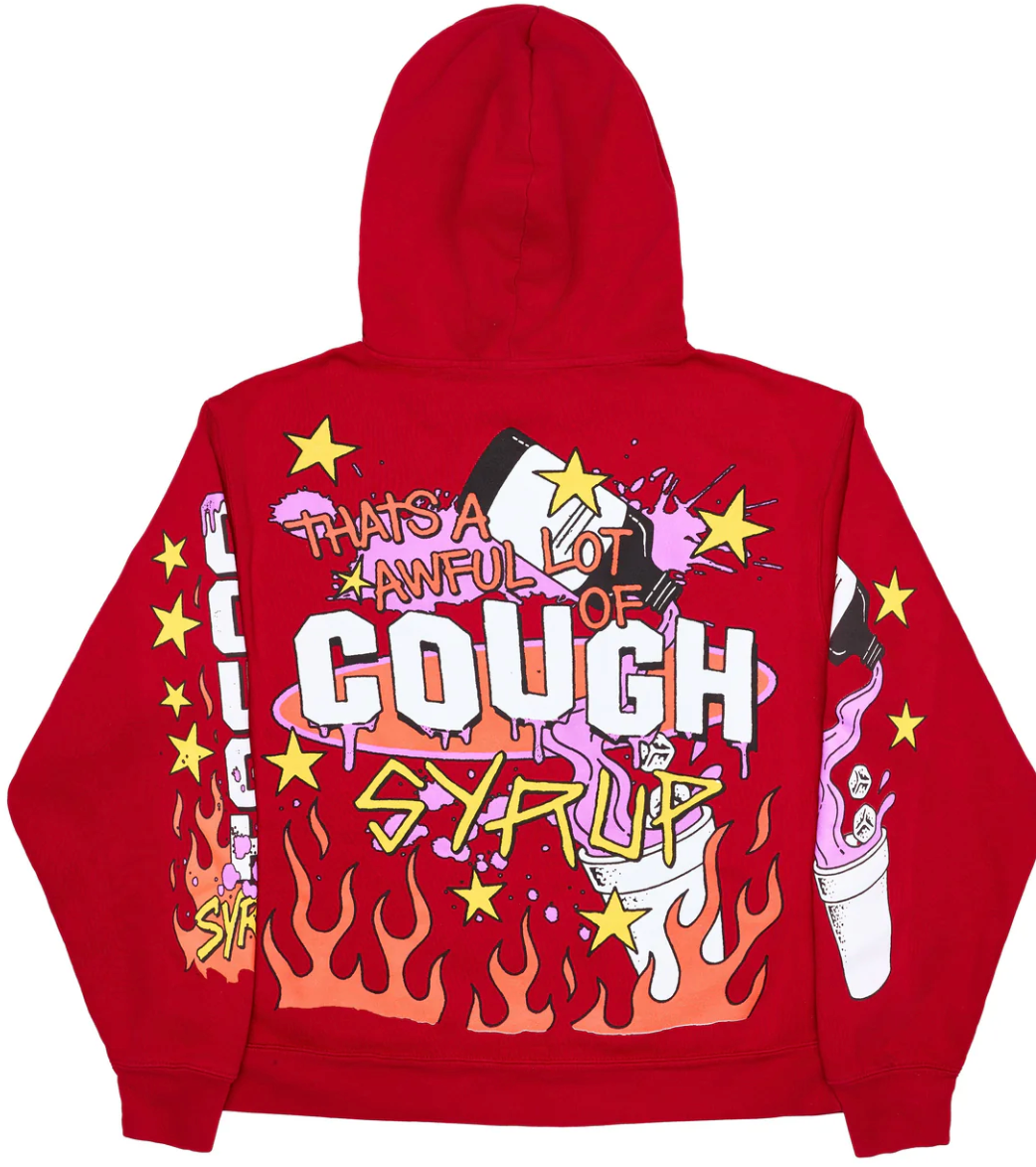 Po Up V2 Hoodie - Red