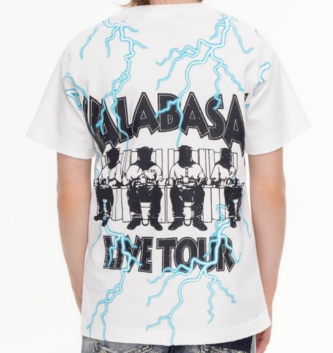 Lights On Kids Tee - White