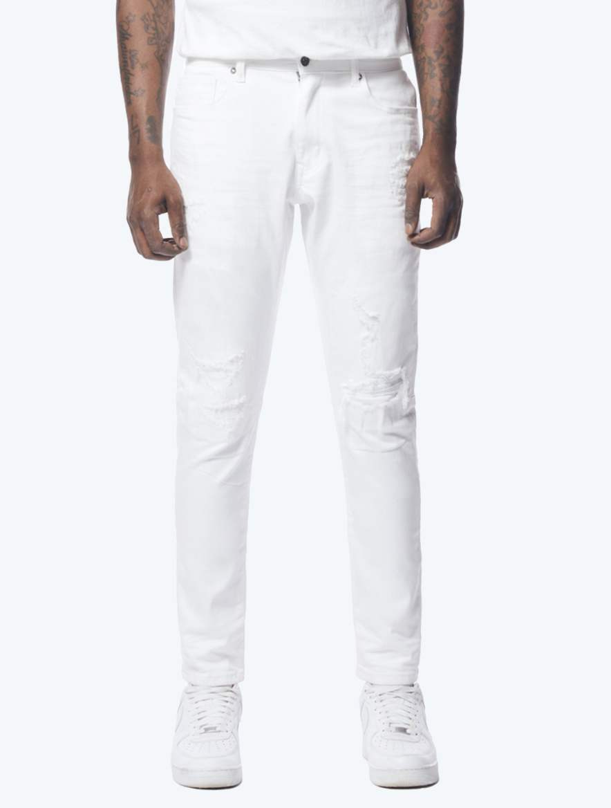 Smokerise Jean - White