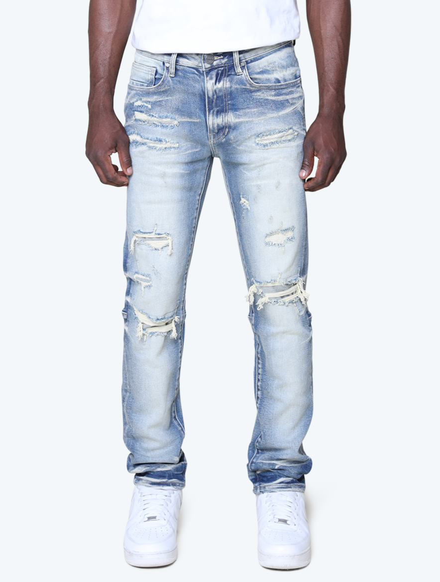 Smokerise Jean - Fennel Blue