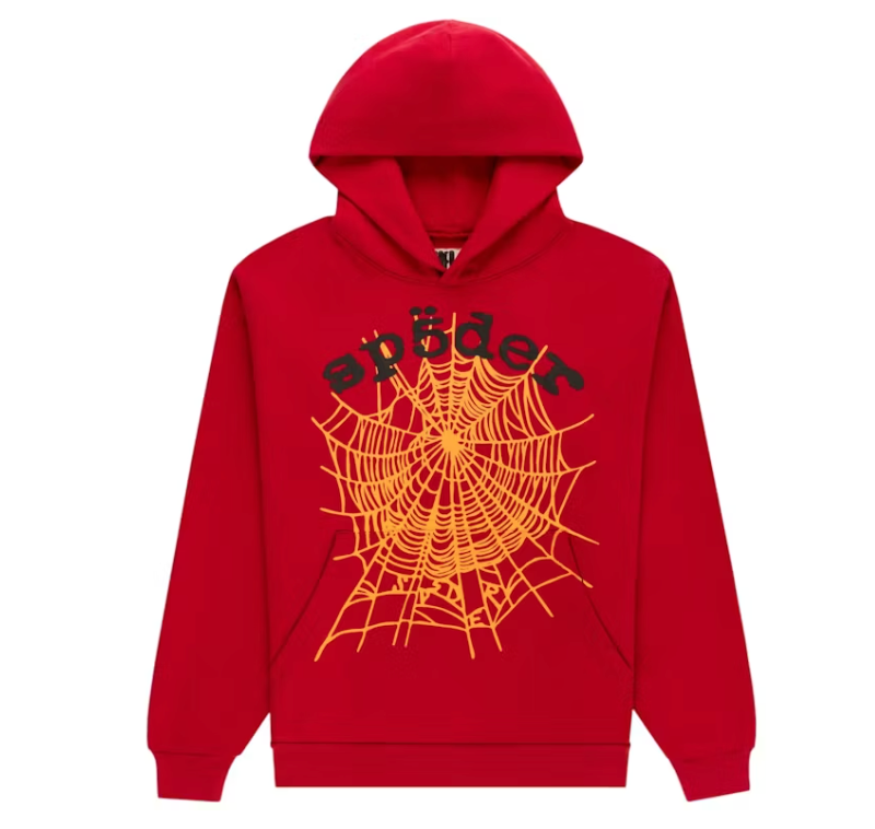 Sp5der Og Web Hoodie - Red