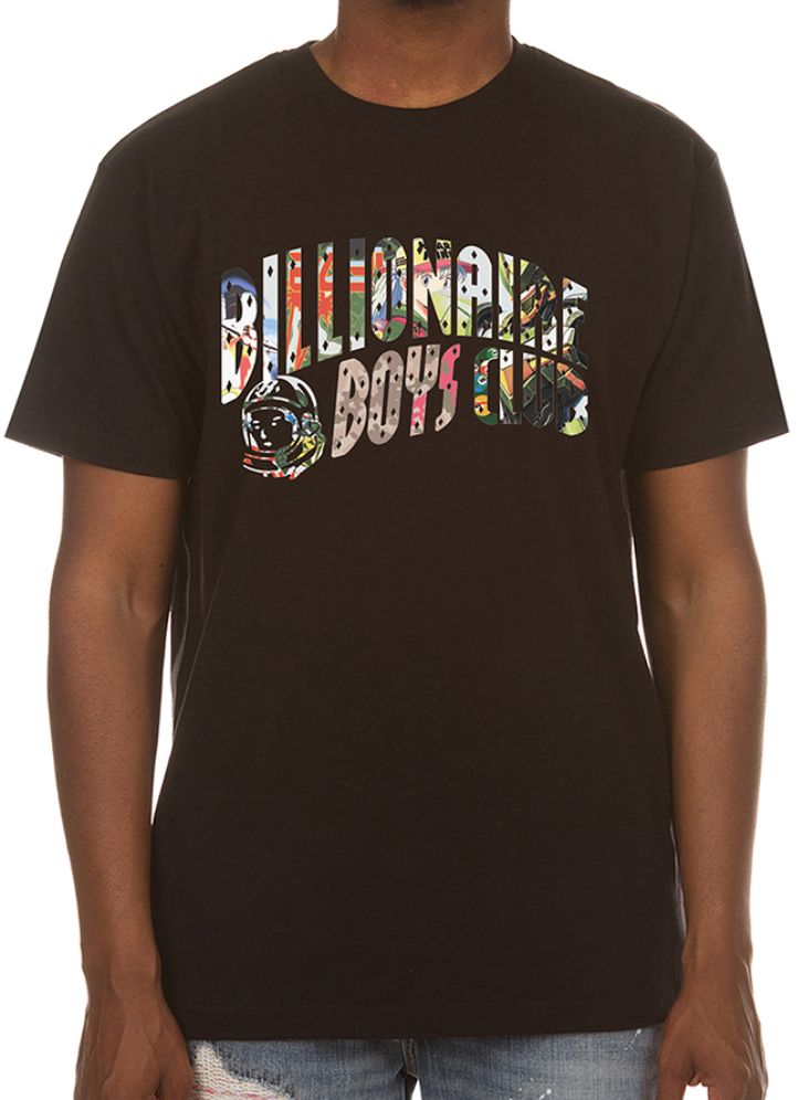 Curve Collage Tee - Black