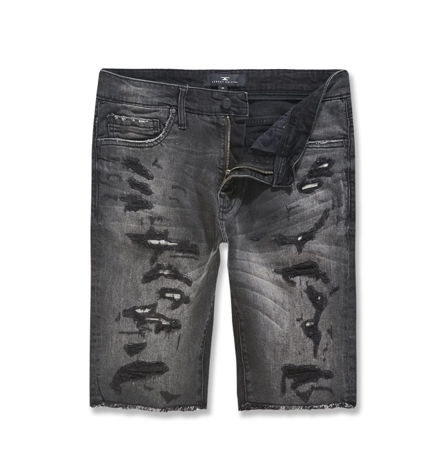Black Shadow Jean Short