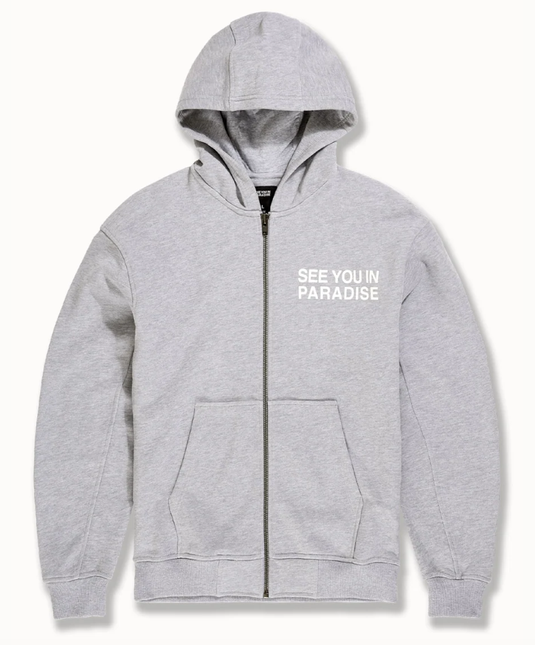 H/Grey Zip Up