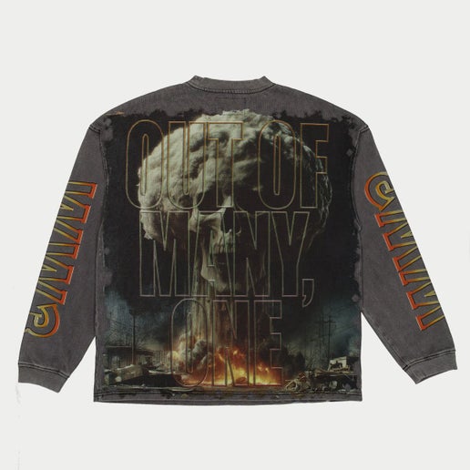 Code Red L/S - Grey Wash