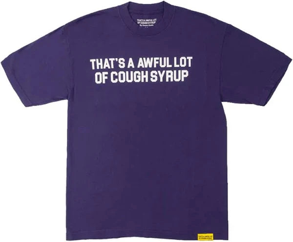 Cough Syrup Tee - Purple/White