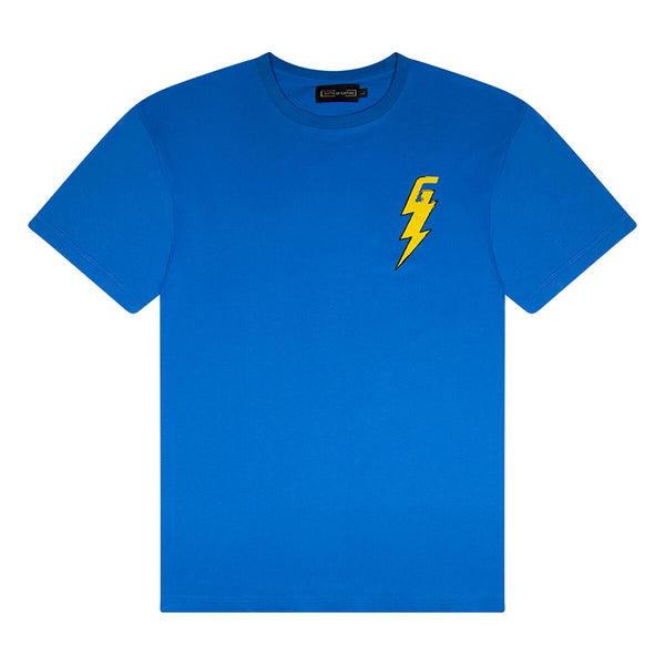 Lightning Skull T-Shirt - Blue