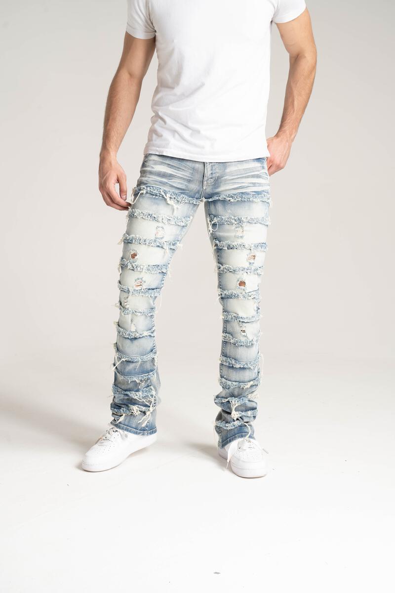 Spark Stacked Jean - Lt Tint