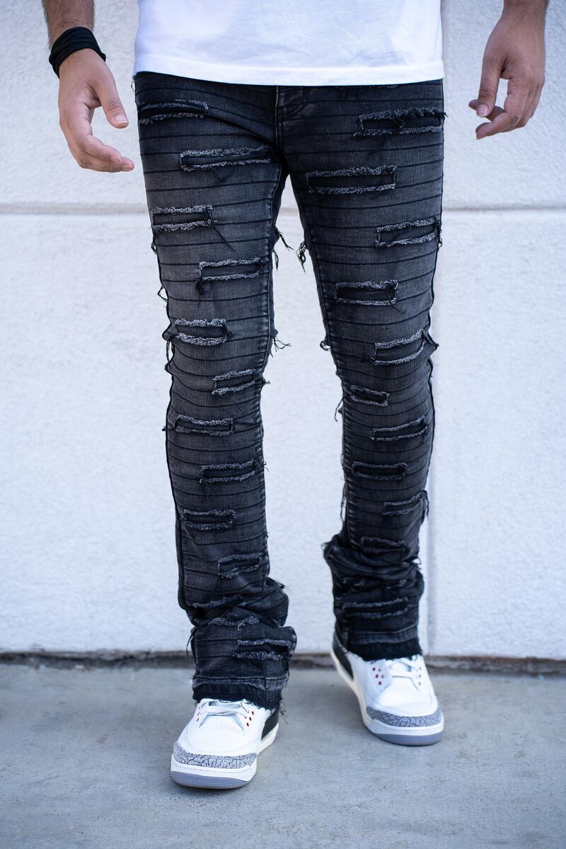 Blanc Stacked Denim