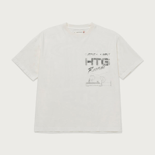 HTG Records Tee - White