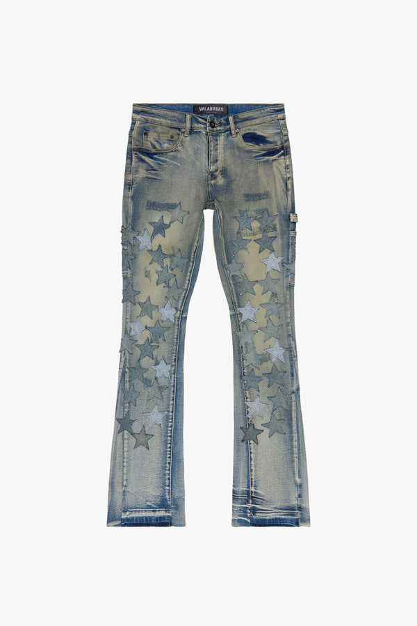 V-Stars Vintage Wash Stacked Jean